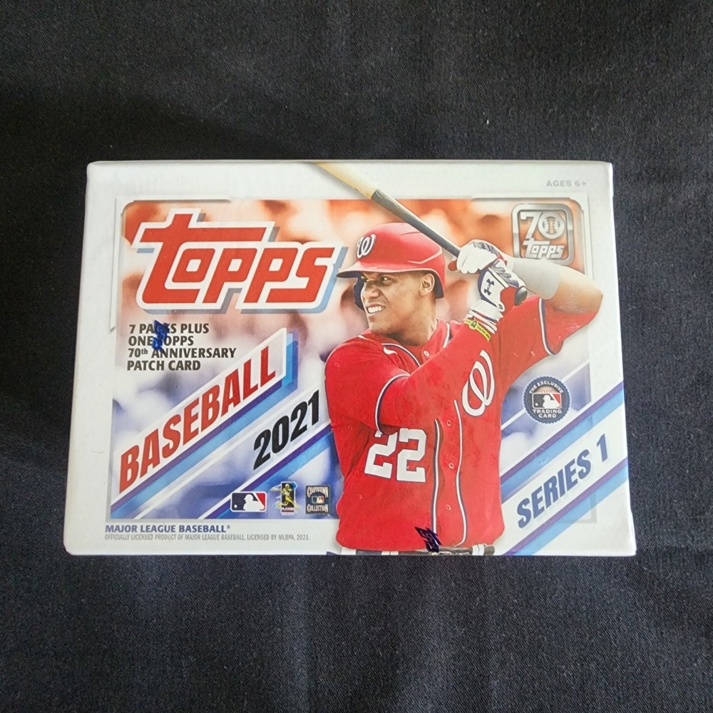 2021 Topps Baseball Series 1 Blaster Box 70th Anniversary New Factory Sealed